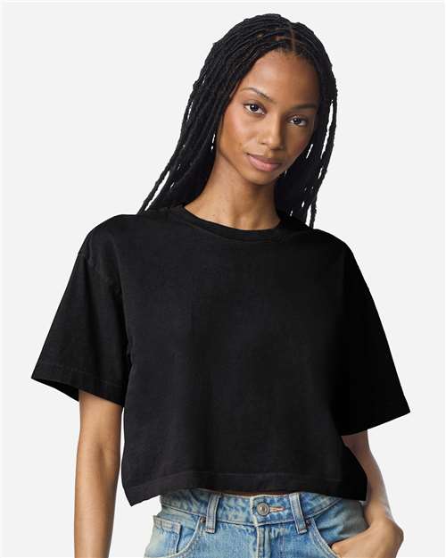 Women's Garment-Dyed Heavyweight Cropped Tee