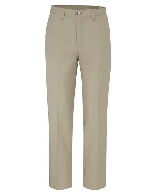 Men's Extended Sizes Premium Industrial Flat Front Comfort Waist Pants