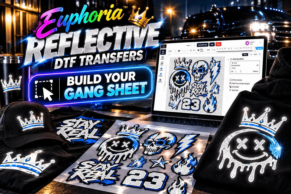 Reflective DTF Transfers