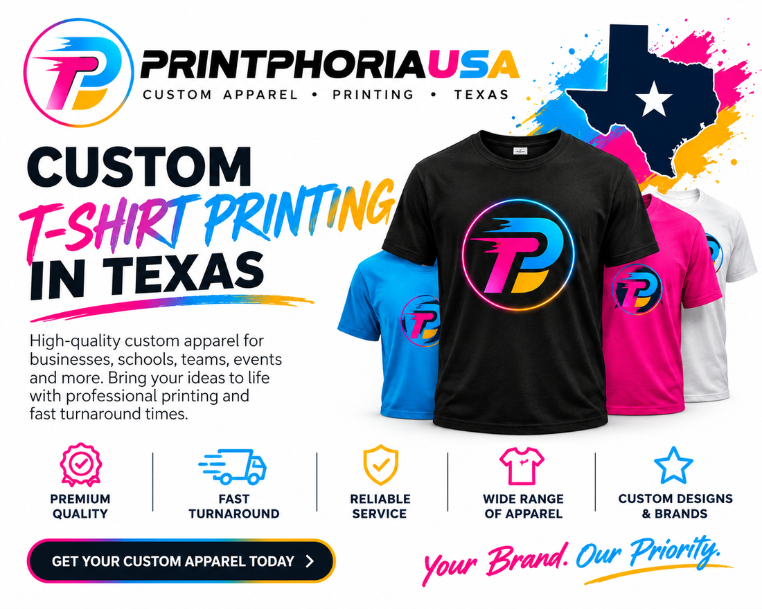 Custom T-Shirt Printing in Texas