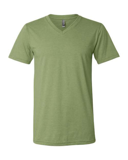 Unisex Heather CVC V-Neck Tee