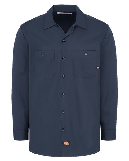 Men's Tall Industrial Cotton Long Sleeve Work Shirt