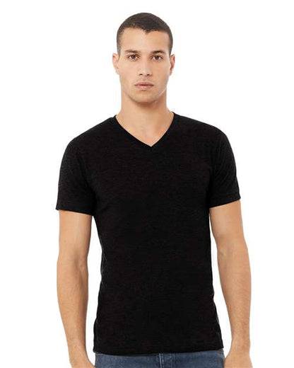 Unisex Heather CVC V-Neck Tee
