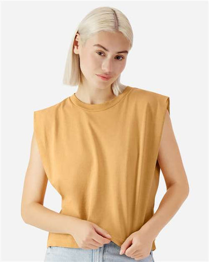 Women's Garment-Dyed Heavyweight Muscle Tee