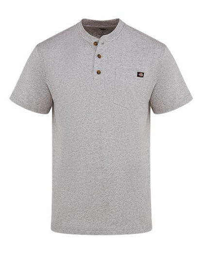 Men's Tall Heavyweight Traditional Short Sleeve Henley