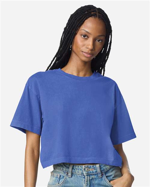 Women's Garment-Dyed Heavyweight Cropped Tee