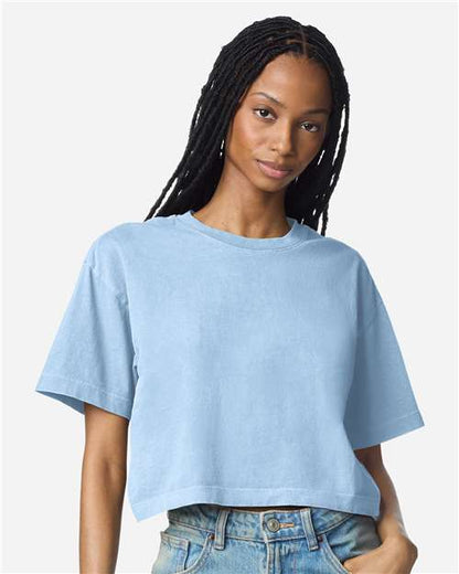 Women's Garment-Dyed Heavyweight Cropped Tee