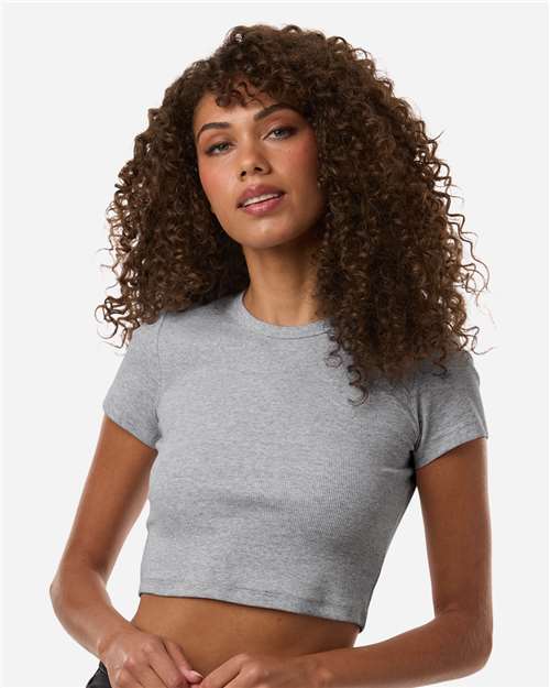 Women's Baby Rib Cropped Tee