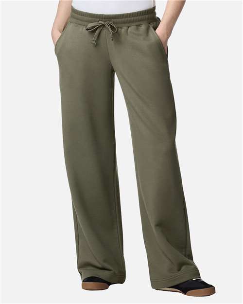 Women's French Terry Wide Leg Pants