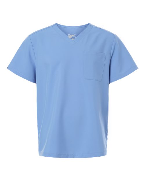 Men's V-Neck Pocket Scrub Top