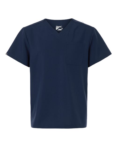 Men's V-Neck Pocket Scrub Top