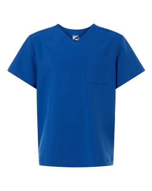 Men's V-Neck Pocket Scrub Top