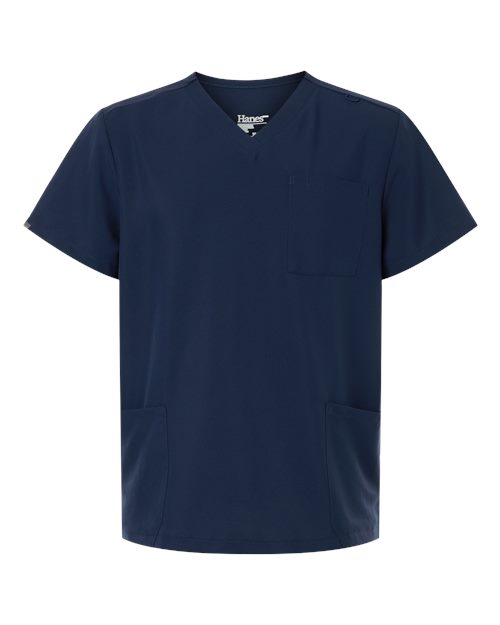 Men's V-Neck 3 Pocket Scrub Top