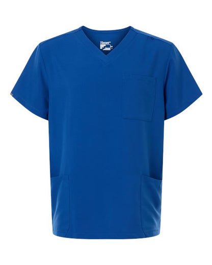 Men's V-Neck 3 Pocket Scrub Top