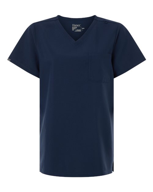 Women's V-Neck 1 Pocket Scrub Top