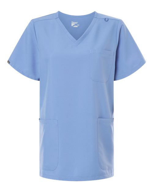 Women's V-Neck 3 Pocket Scrub Top