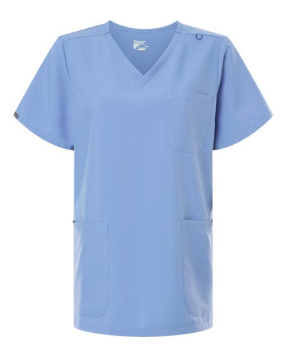Women's V-Neck 3 Pocket Scrub Top