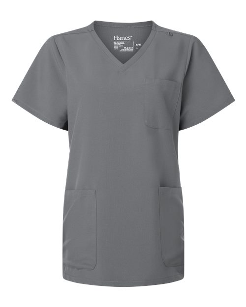 Women's V-Neck 3 Pocket Scrub Top