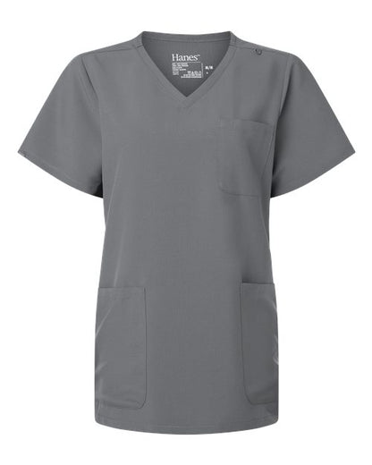 Women's V-Neck 3 Pocket Scrub Top