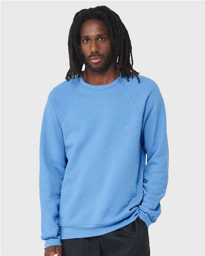 Unisex Sponge Fleece Raglan Crewneck Sweatshirt