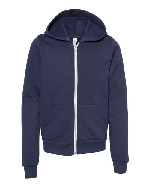Youth Sponge Fleece Full-Zip Hoodie Sweatshirt