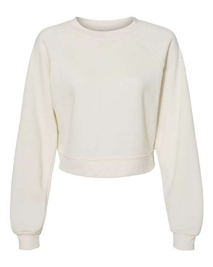 Women's Crop Raglan Crewneck Sweatshirt