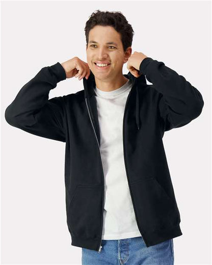 Unisex Softstyle® Full-Zip Hooded Sweatshirt