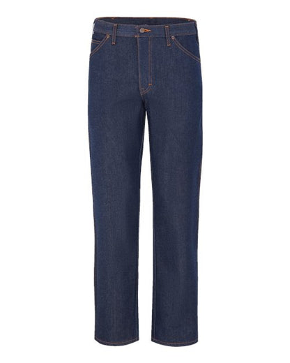 Men's Extended Sizes Straight 5-Pocket Jeans