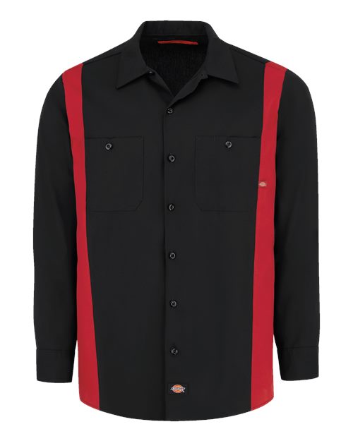 Men's Tall Industrial Colorblocked Long Sleeve Shirt