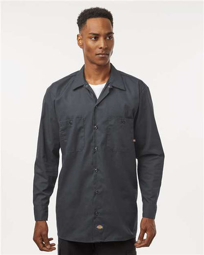 Men's Tall Industrial Long Sleeve Work Shirt