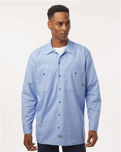 Men's Tall Industrial Long Sleeve Work Shirt