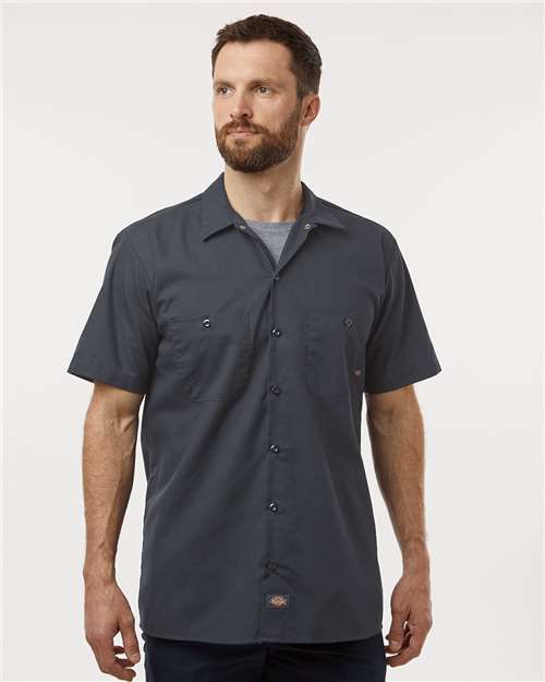 Men's Industrial Short Sleeve Work Shirt