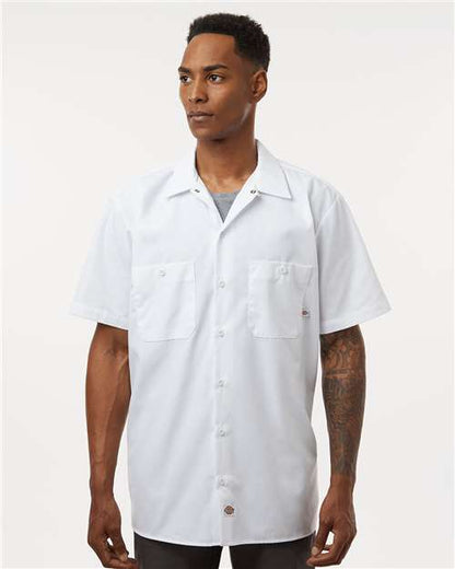 Men's Tall Industrial Short Sleeve Work Shirt