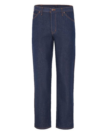 Men's Extended Sizes Straight 5-Pocket Jeans