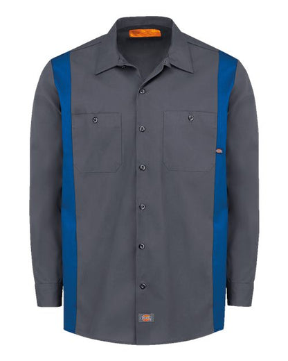 Men's Tall Industrial Colorblocked Long Sleeve Shirt