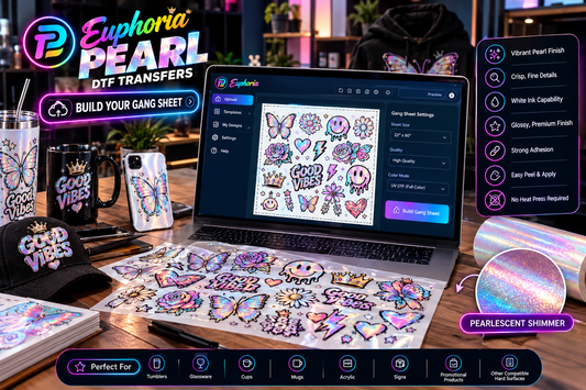 Euphoria Pearl DTF Transfers – Build Your Gang Sheet