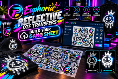 Euphoria Reflective DTF Transfers-Build Your Gang Sheet
