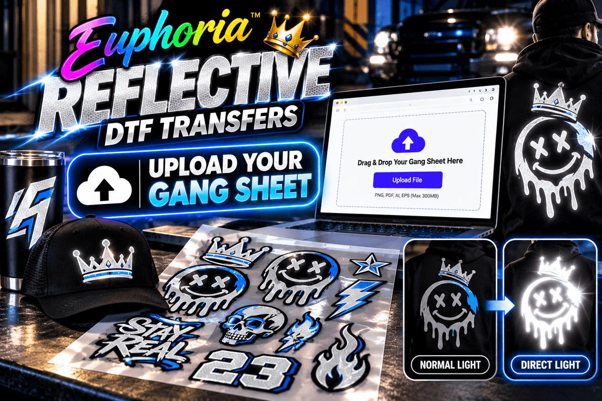 Euphoria Reflective DTF Transfers